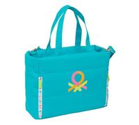 Safta M293 642515293, Benetton Summer-Bolso para Portátil 14.1'' con Bolsillo, Mochila, Ideal Diferentes Edades, Cómodo y Versátil, Calidad y Resistencia, 54x17x31 cm, Color Unisex niños, Azul, M