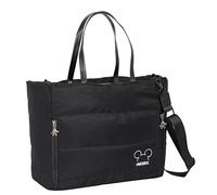Safta M293, Mickey Teen Mood-Bolso para Portátil 14.1'' con Bolsillo, Mochila, Ideal Diferentes Edades, Cómodo y Versátil, Calidad y Resistencia, 54x17x31 cm, Color Negro Unisex niños, Estándar