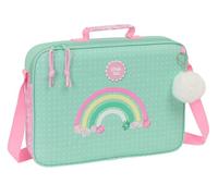 Safta M385 612517385, GLOWLAB Amazing-Cartera Extraescolares, Maletín Portatodo, Bandolera, Cómoda y Versátil, Calidad y Resistencia, 38x6x28 cm, Color Unisex niños, Multicolor, M