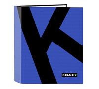 Safta Carpeta Folio 4 anillas Kelme Royal Lomo 35 mm 27x33x6 cm Negro