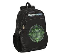 Safta M665 TRANSFORMERS - Mochila Escolar Infantil, Ideal para Niños de Diferentes Edades, Cómoda y Versátil, Calidad y Resistencia, 32x16x44, Unisex niños, Negro, Estándar