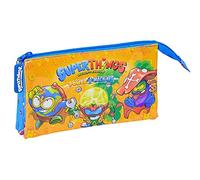 Safta M744 Portatodo Triple, Niños, Azul/Multicolor, 220x30x120 mm