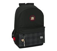 Safta M758 PAUL FRANK Campers - Mochila Escolar Infantil, Ideal para Niños de Diferentes Edades, Cómoda y Versátil, Calidad y Resistencia, 30x14x46 cm, Color Negro Unisex niños (Pack de 1)