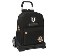 Safta M860f, Harry Potter Mochila Espalda Ergonómica Con Carro Evolution Ideal Para Niños, De Diferen Unisex Negro (Black), Estándar