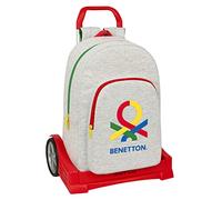 Safta - SAFTA MOCHILA 876 + CARRO EVOLUTION BENETTON POP