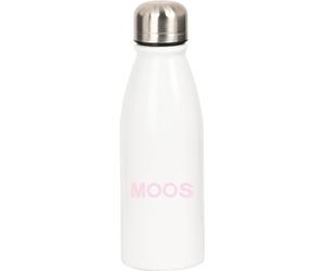 Safta M899D Moos Butterflies Metálica Termo, Botella de Agua, Doble Aislamiento, Cómoda y Ligera, 500 ml, 6x24 cm, Color Azul Claro, Unisex niños, Estándar