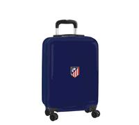 Safta | Maleta de Cabina 20″ Atlético de Madrid, ABS + PC Resistente, 4 Ruedas Dobles 360º, Candado de Seguridad, Mango Extensible 100 cm, Medidas 34.5x20x55 cm