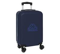Safta | Maleta de Cabina 20″ Kappa Blue Night, ABS + PC Resistente, 4 Ruedas Dobles Giratorias 360º, Asa Telescópica 100 cm 2 Posiciones, Medidas 34,5x20x55 cm