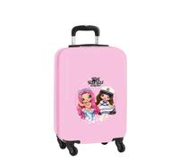Safta | Maleta de Cabina 20″ Na! Na! Na! Sparkles, ABS + PC Resistente, 4 Ruedas 360º, Candado de Seguridad, Interior Forrado con Separador y Bolsillo de Red, Medidas 34,5x20x55 cm