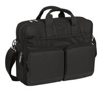 SAFTA | Maletín Portátil 15,6 Pulgadas y Tablet 10,6'' Business Black - Maletín Portátil Compartimentos Acolchados y Conexión USB Exterior, Ideal para Oficina y Viajes