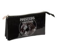MASTERS OF THE UNIVERSE - Portatodo Triple, Estuche Infantil, Estuche Niño, Ideal para Niños en Edad Escolar, Cómodo y Versátil, Calidad y Resistencia, 22x3x12 cm