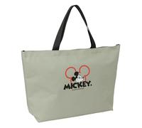 Safta Bolso Shopping MICKEY MOOD – Cómodo y versátil, 54x13x34 cm, Gris