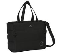 Safta MICKEY MOUSE 100 - Bolso para Portátil 14.1'' con Bolsillo, Mochila, Ideal para Niños de Diferentes Edades, Cómodo y Versátil, Calidad y Resistencia, 54x17x31 cm, Color Negro