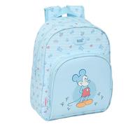 Safta MICKEY MOUSE BABY - Mochila Infantil, Ideal para Niños de Diferentes Edades, Cómoda y Versátil, Calidad y Resistencia, 28x10x34 cm
