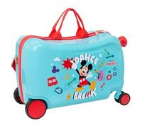 Safta MICKEY MOUSE BABY - Trolley Infantil, Maleta con Ruedas, Candado de Seguridad, Maleta Ligera, 44x21x27 cm