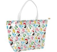 Safta MICKEY MOUSE BEACH - Bolso Shopping, Bolso de Mujer, Shopping Bag, Cómodo y Versátil, Calidad y Resistencia, 54x17x35 cm, Color Multicolor/transparente