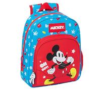 Mochila Infantil Adaptable A Carro Mickey Mouse "Fantastic" 28 x 34 x 10 cm.