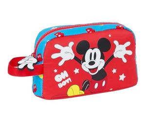 Safta MICKEY MOUSE FANTASTIC - Porta Desayunos Térmico, Termo, Portatodo, Calidad y Máxima Resistencia, Porta Comida, Recreo, 21.5x6.5x12 cm, Color Azul/Rojo