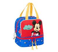 Safta MICKEY MOUSE GOOD DAY - Portameriendas, Portatodo, Calidad y Máxima Resistencia, Porta Comida, Recreo, Merienda y Desayuno, 20x15x20 cm