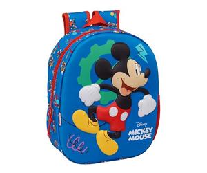 Safta MICKEY MOUSE - Mochila Escolar, con Diseño 3D, Ideal para Niños de Diferentes Edades, Cómoda y Versátil, Calidad y Resistencia, 27x10x33 cm