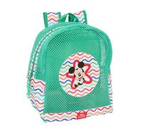 Safta MICKEY MOUSE - Mochila Infantil de Playa, Anti Arena, con Asas, Fácil Limpieza, Ideal para Niños de Diferentes Edades, Cómoda y Versátil, 32x12x38 cm