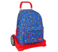 Safta MICKEY MOUSE TODAY - Mochila Escolar 775, Espalda Ergonómica, con Carro Evolution, Ideal para Niños de Diferentes Edades, Cómoda y Versátil, Calidad y Resistencia, 31x13x43 cm