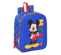 Safta MICKEY MOUSE TODAY - Mochila Guardería, Adaptable a Carro, Fácil Limpieza, Ideal para Niños de Diferentes Edades, Cómoda y Versátil, Calidad y Resistencia, 22x10x27 cm