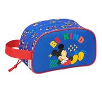 Mickey Mouse Today - Neceser Escolar Infantil Mediano con Asa, Neceser Infantil, Adaptable a Carro, Fácil Limpieza, Cómodo y Versátil, Calidad y Resistencia, 26x12x15 cm