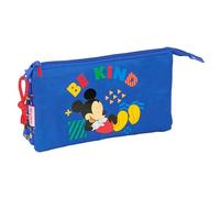 Safta – Portatodo triple Mickey Mouse Today – Estuche infantil ideal para escolares 22x3x12 cm
