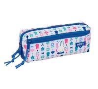 Miffy Bunny - Portatodo Triple Pequeño, Estuche Infantil, Estuche Niño, Ideal para Niños en Edad Escolar, Cómodo y Versátil, Calidad y Resistencia, 22x6x8.5 cm