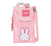 Safta Monedero portamóvil MIFFY FLORES – Cómodo y versátil, calidad y resistencia, 19x10 cm