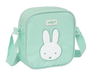 Safta MIFFY MENTA - Bandolera Pequeña, Bandolera Infantil, Bolso Niño, Ideal para Niños de 5 a 14 Años, Cómoda y Versátil, Calidad y Resistencia, 16x4x18 cm, Color Menta