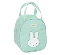 Safta Miffy Menta - Neceser Termo Preescolar, Neceser Infantil, Adaptable a Carro, Ideal para Niños de 5 a 14 Años, Cómodo y Versátil, Calidad y Resistencia, 19x14x22 cm, Color Menta