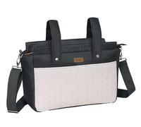 Safta MIFFY MUM MOON - Bolso Adaptable a Carrito de Bebé, Bolso de Bebé, Cómodo y Versátil, Calidad y Resistencia, 46x15x26 cm, Color Beige/azul
