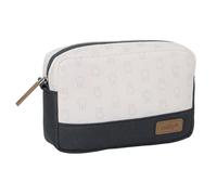 Safta MIFFY MUM MOON - Neceser Pequeño, con Material Reciclado, Repelente al Agua, Práctico y Cómodo, Resistente y Versátil, 20x5.5x13 cm, Color Beige/azul