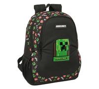 Safta minecraft mochila adaptable a carro - portabotellas - compartime