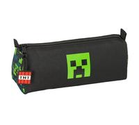 Portatodo Escolar MINECRAFT TNT, Sencillo Cremallera