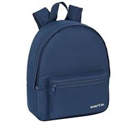 Mochila Casual SAFTA Basics Azul Marino, Day Pack Mini 32 cm.