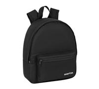 Mini Mochila Safta Negra 27 x 32 x 10 cm.