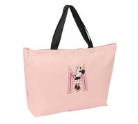 Safta Bolso Shopping MINNIE BLUSH – Cómodo y resistente, 54x13x34 cm, rosa