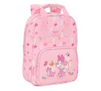 Safta MINNIE MOUSE BABY - Mochila Infantil, Adaptable con Asas, Tejido Reciclable, Ideal para Niños de Diferentes Edades, Cómoda y Versátil, Calidad y Resistencia, 20x8x28 cm