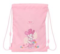 Safta MINNIE MOUSE BABY - Mochila Saco Plano Junior, Mochila, Ideal para Niños de Diferentes Edades, Cómoda y Versátil, Calidad y Resistencia, 26x34 cm