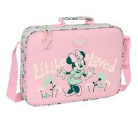Safta MINNIE MOUSE MINTY - Cartera Extraescolares, Maletín Portatodo, Bandolera, Cómoda y Versátil, Calidad y Resistencia, 38x6x28 cm