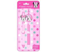 Safta MINNIE MOUSE MINTY - Display de 2 Bolígrafos Borrables, Regalo, Metálico, Plumier, Niño, 9x20 cm