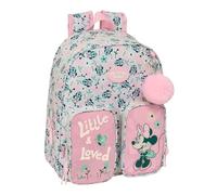 Safta Mochila infantil MINNIE MOUSE MINTY - Cómoda y resistente 28x10x34 cm