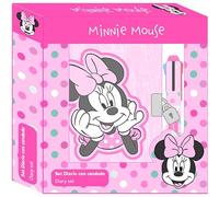 Safta MINNIE MOUSE MINTY - Set de Diario con Candado, 10.5x14.8 cm