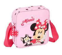 Safta MINNIE MOUSE NAIVE - Bandolera Pequeña, Bandolera Infantil, Bolso Niño, Ideal para Niños de 5 a 14 Años, Cómoda y Versátil, Calidad y Resistencia, 16x4x18 cm