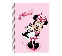 Safta MINNIE MOUSE NAIVE - Cuaderno 80 Hojas A5, Tapas Duras, Ideal para Niños de Diferentes Edades, Cómodo y Versátil, Calidad y Resistencia, 15.5x22 cm
