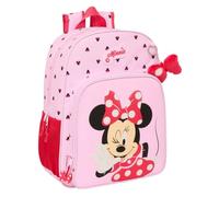 Safta MINNIE MOUSE NAIVE - Mochila Escolar Niño, Mochila Niño, Mochila Infantil, Adaptable a Carro, Ideal para Niños en Edad Escolar, Cómoda y Versátil, Calidad y Resistencia, 33x14x42 cm