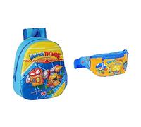 Safta MOCHILA 3D SUPERZINGS & RIÑONERA SUPERTHINGS SERIE 7"